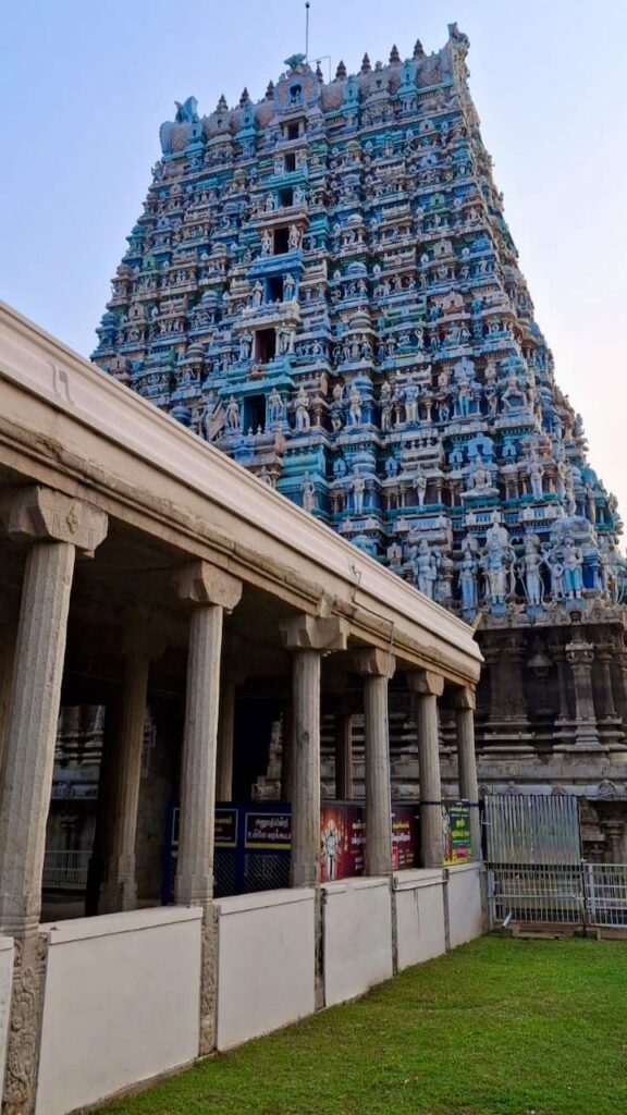 Srivaikuntam temple gopuram view